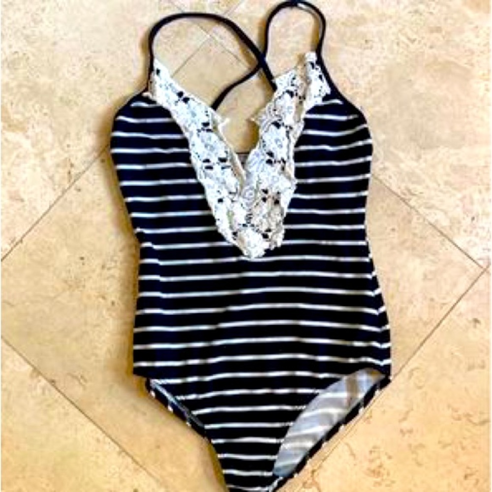 Black and white bodysuit